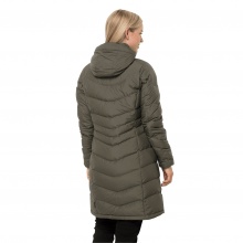 Jack Wolfskin Winter Down Coat Selenium Coat (windproof, very warm, PFC-free) green-brown Women